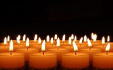 multiple small burning candles