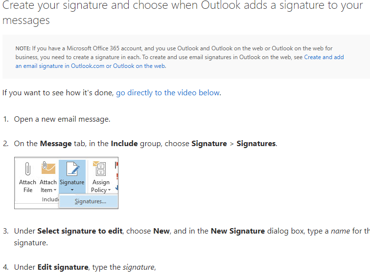 2017-10-29-No-Message-tab How To Add a Signature To Microsoft Office 365 Outlook, Or Why Microsoft Can't Compete With Gmail