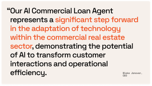 quote-from-blake-janover-ceo Janover’s AI Loan Advisor Generated Over 4,000 Deals Worth Over $25B to Date in 2024