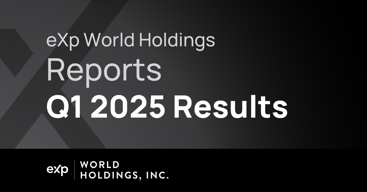 1200x630 eXp World Holdings Reports Q1 2025 Results