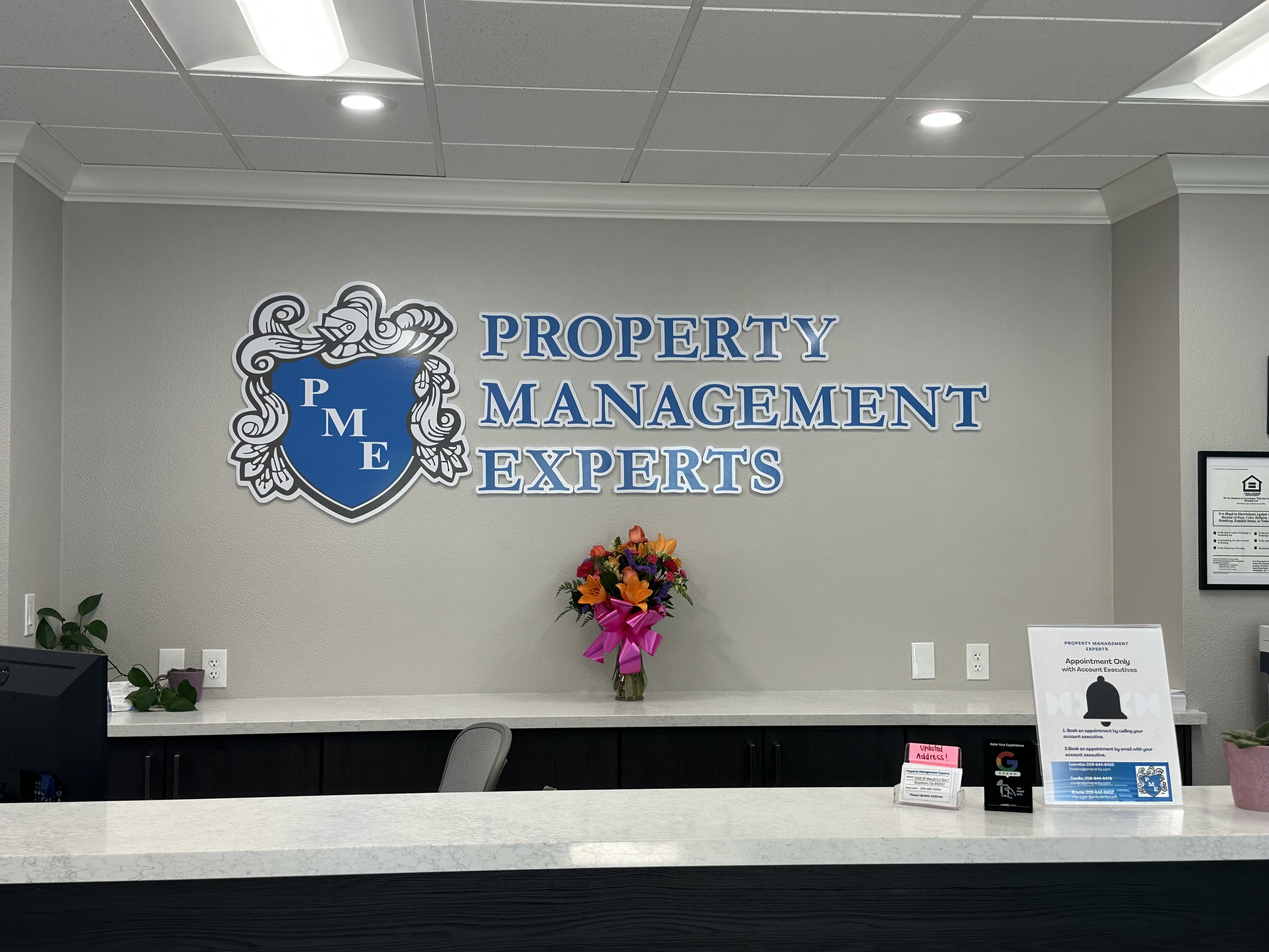 mew-office-lobby Property Management Experts Celebrates New Stockton Headquarters, Enhancing Client Convenience