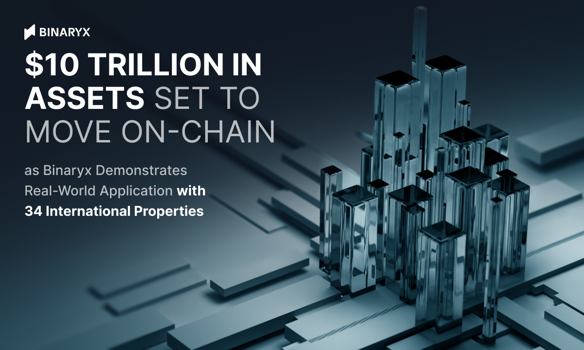 image1 $10 Trillion in Assets Set to Move OnChain as Binaryx Demonstrates Real World Application with 34 International Properties