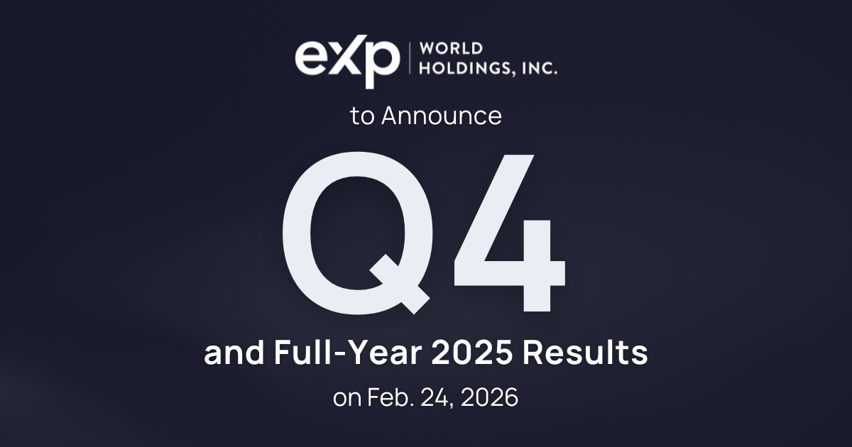 q4-announcement-press-release-graphic-social-graphic eXp World Holdings to Announce Fourth Quarter and Full-Year 2025 Results on Feb. 24, 2026