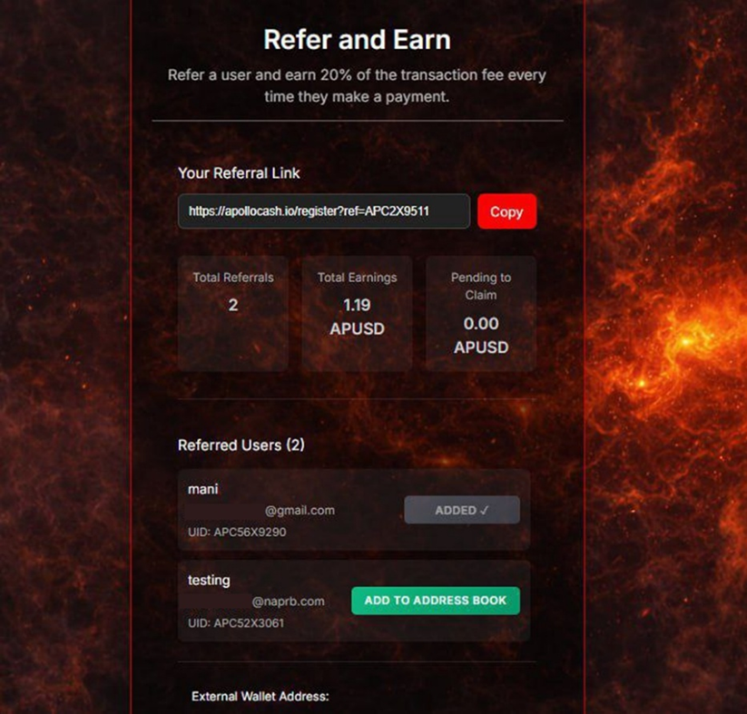 refer-and-earn-1 BLAQclouds, Inc. Announces Live Launch of ApolloCASH on February 1, 2026