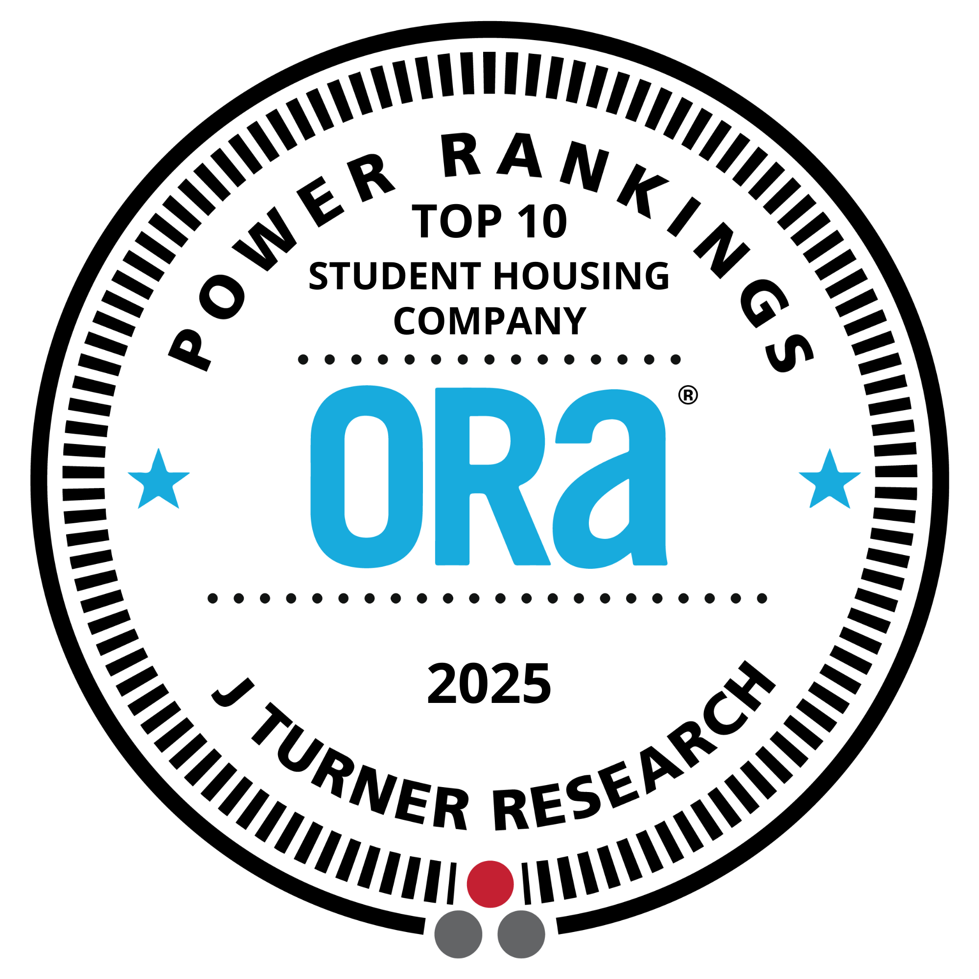 ora-ranking HH Red Stone Named a Top 10 Student Housing Company by J Turner Research; Owned Asset Recognized Among the Nation’s Top 1% of Conventional Properties