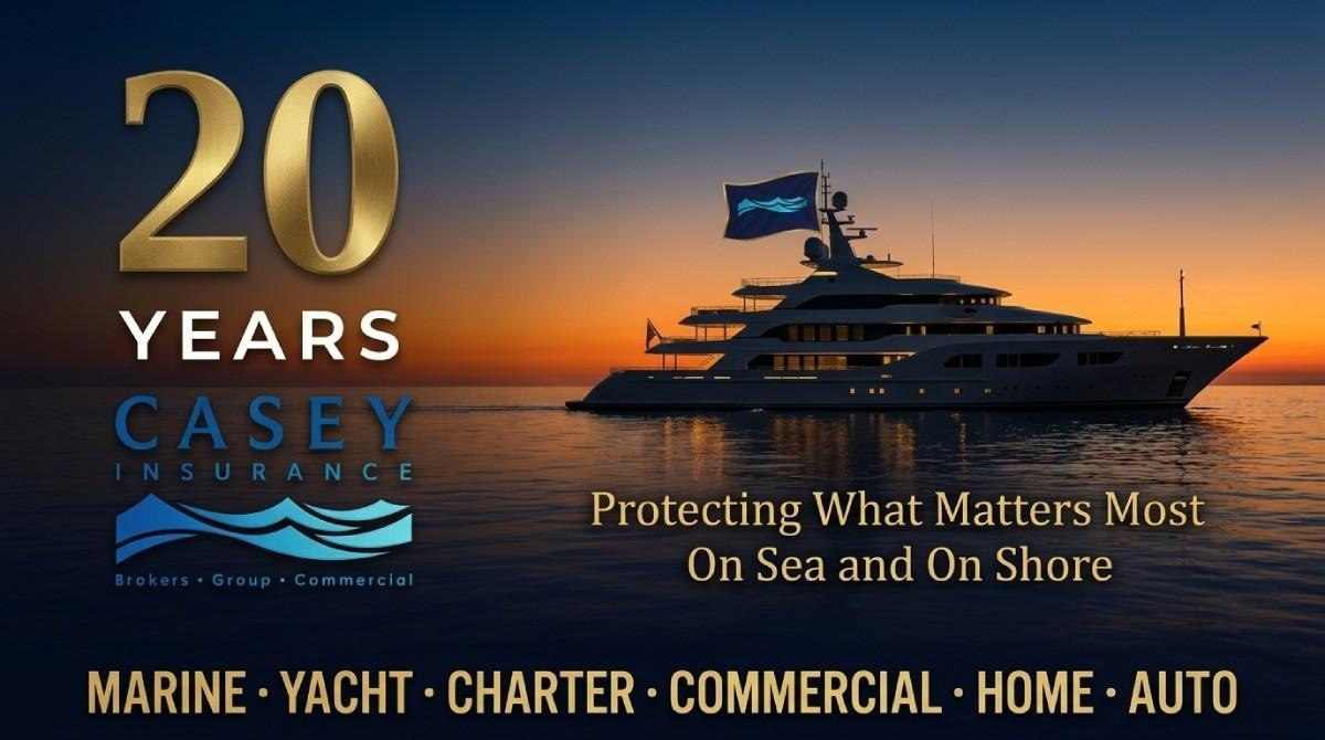 image1 Casey Insurance Companies Marks 20 Years as a Nationwide Marine & Commercial Insurance Broker