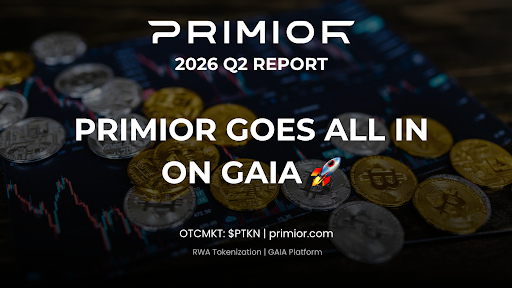 unnamed Primior Holdings Goes All In on Tokenization and Reports Q2 2026 Financial Results