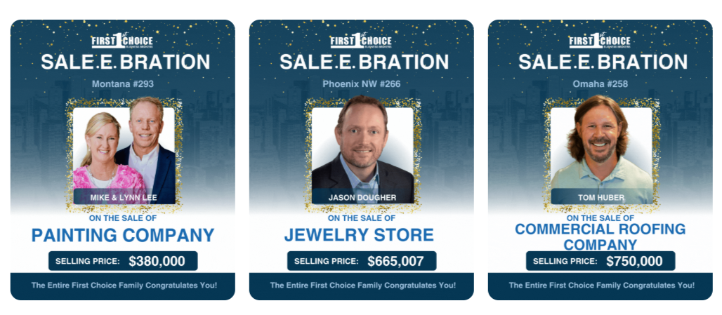 Celebrating-First-Choice-Business-Brokers-Franchise-Sales First Choice Business Brokers Launches Multi-Channel Franchise Development Initiative to Meet Surging Demand for Business Broker Franchise Ownership